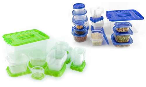 Plastic Food Storage Container Set (54-Piece)